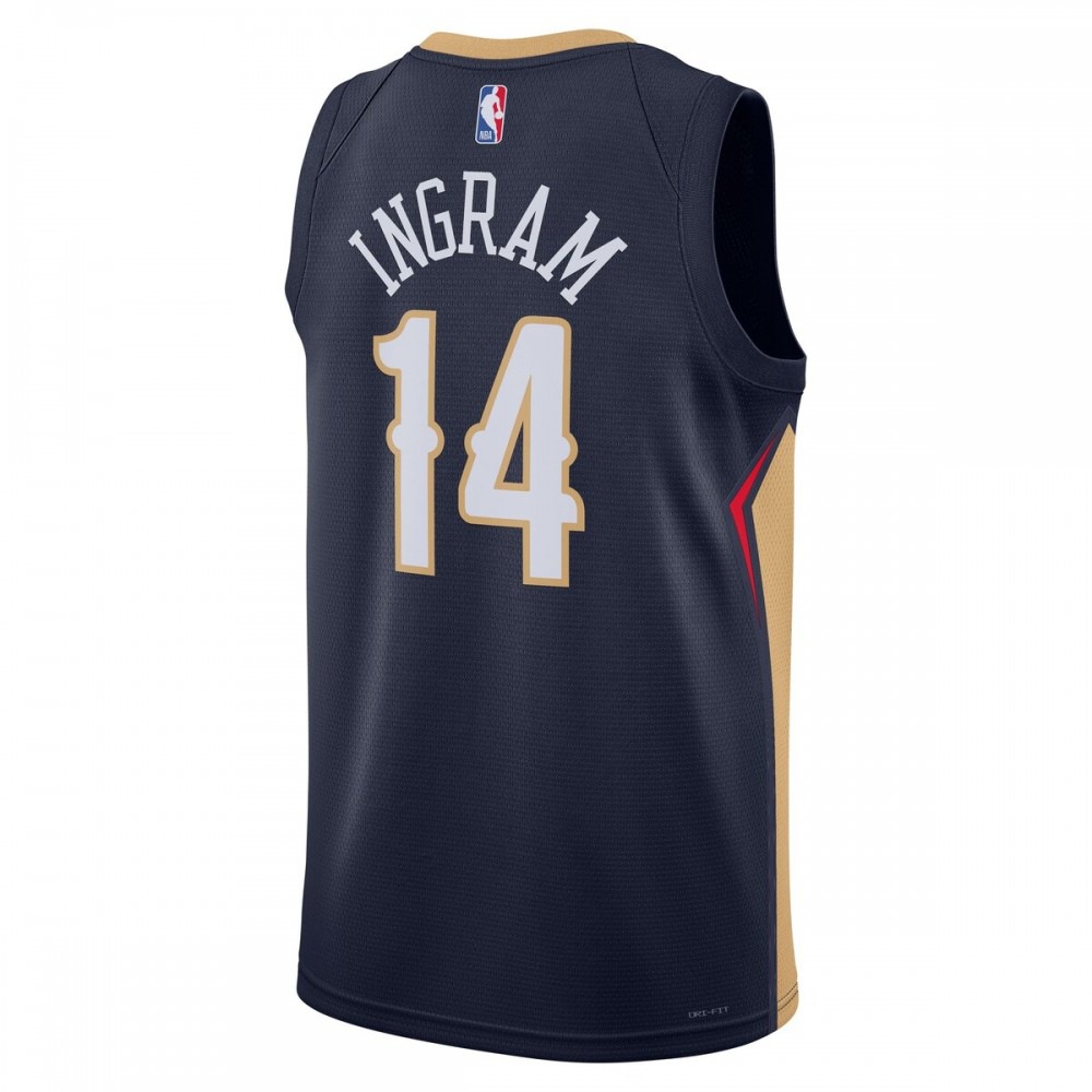 Brandon Ingram New Orleans Pelicans Unisex 2022/23 Swingman Jersey - Icon Edition - Navy-Pro Kit Vault | Brand New 26/27 Sports Jerseys